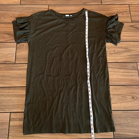 🌺 GAP Womens ruffle sleeve t shirt dress - Picture 6 of 8